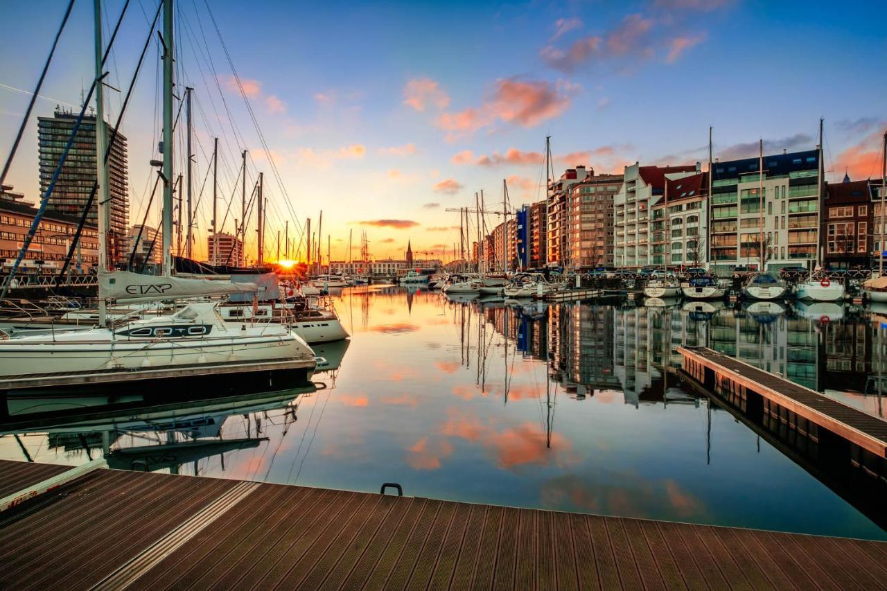 Studio Met Groot Zonneterras Centrum Oostende Exteriör bild